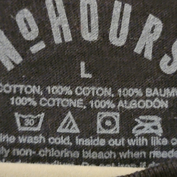No Hours Numb Print Tee Mens Large - Picture 8 of 8